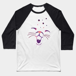 Cute Cat Baseball T-Shirt